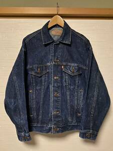 レア 80s Levi's リーバイス 70507 ギャラクティック ウォッシュ S デニム ジャケット USA製 アシッド ケミカル ビンテージ 501 70505 90s