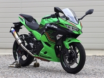 新品 WR’S Ninja250(2BK-EX250P/8BK-EX250Y) スリップオン ラウンドタイプ ステンレス/焼き色チタンサイレンサー BK4270JM マフラー_画像3