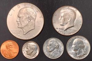 アメリカコイン　リバティコイン　２００周年記念硬貨　美品6枚セット　ミントマークＤ