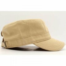 ワークキャップ シンプル カジュアル派 オリジナルデザイン ツイル 綿 帽子 キャップ 56cm～58cm メンズ レディース BEトレンド WZ4-5_画像5