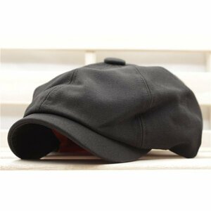 キャスケット帽子 シンプル カジュアル ポリキャップ ハンチング帽子 56cm~59cm メンズ レディース BKトレンド KC26-1
