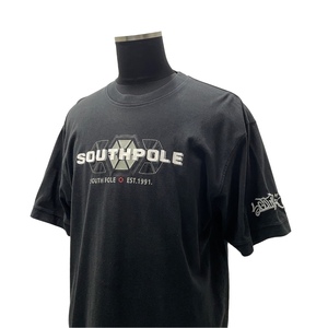 USA古着 SOUTH POLE プリント Tシャツ 黒 メンズ Lサイズ / サウスポール ストリート HIPHOP B-BOY 