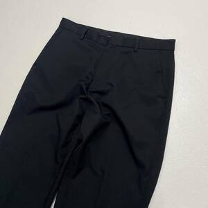 USA古着 90s 00s Calvin Klein スラックス パンツ 黒 W32 L30 / ストライプ ノータック カルバンクライン ヴィンテージ 