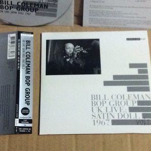 紙ジャケ Bill Coleman UK Live 帯付 送料無料 Satin Doll 1967 Vol.2 未発表ライヴ CD