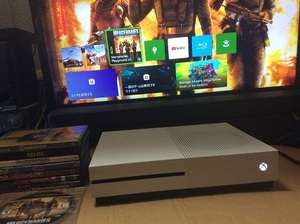 XBOX ONE S 2TB корпус контроллер бесплатная доставка б/у рабочий товар дополнение игра soft Blue-ray soft 