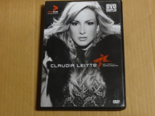 2DVD CLAUDIA LEITTE / ao vivo em copacabana LIVE 送料無料 2枚組 クラウヂア・レイチ コパカバーナ ライブ ブラジル 歌姫