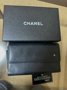 ☆処分品 1円〜 売り切りCHANEL シャネル 長財布 レザー☆