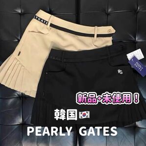 韓国 PEARLYGATES プリーツスカート