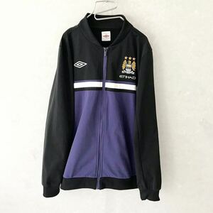  rare *UMBRO/ Umbro * man Cesta - City * jersey * jersey / old Logo * hard-to-find / uniform / black purple /L