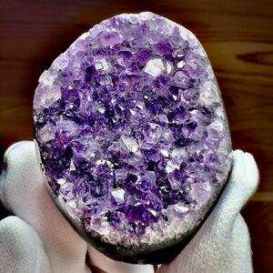 アメジスト ドーム クラスター 紫水晶 レインボー 虹 ウルグアイ産 天然石 原石 鉱物 鉱物標本 石