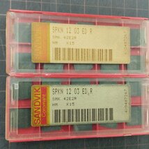 【s934】サンドビック 日立 タンガロイ 京セラ チップ SPKN SDKR427SR 等 不揃いあり 保管品 まとめ_画像2