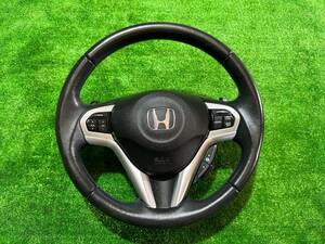 Honda CR-Z ZF1 レザー Steering Horn パッド エア バック Cover 3095…