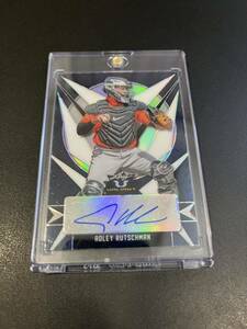 【adley rutschman】2021 leaf valiant certified black auto /75 topps以外