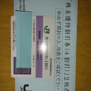 JR東日本 株主優待割引券1枚 & 株主サービス券1枚の画像2