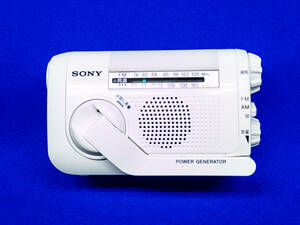 3Q selling up! tax less * Sony disaster prevention radio ICF-B09*FM/AM/ wide FM correspondence * hand turning charge correspondence *ICF-B09**0530-12