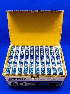 3Q selling up! tax less *TDK cassette tape 10ps.@AD Normal Position 46* unopened / present condition **0507-8