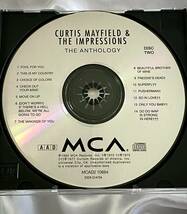 Curtis Mayfield & The Impressions / The Anthology 1961-1977　カーティスメイフィールド　　1992年US盤CD2枚組 MCAD2-10664_画像5