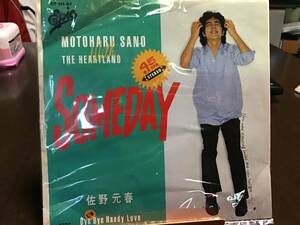 佐野元春 ＳＯＭＥＤＡＹ 中古品レコード