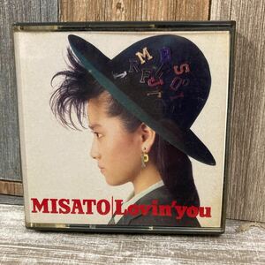 DE-820【中古品】MD ミニディスク 渡辺美里 MISATO Lovin'you HERE 動作確認済み my Revolution 天使にかまれる そはわにいるよ