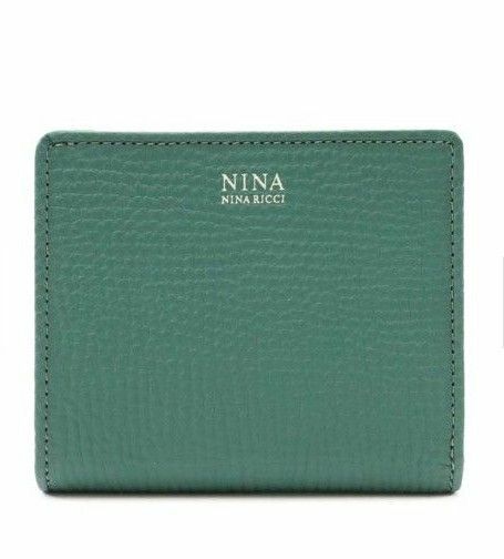 ニナ・ニナ リッチ ニーム パース パスケース付き２つ折り財布 [35-4005]／グリーン