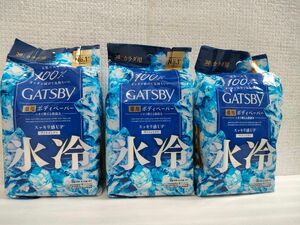 【新品】 ギャツビー GATSBY アイス デオドラント ボディペーパー アイスシトラス 30枚入 × 3袋セット カラダ用
