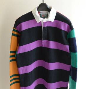 USA製 Columbia knit コロンビアニット ラガーシャツ クレイジーパターン size L　