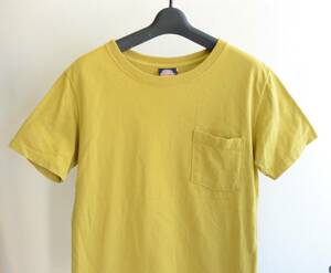 USA製 GOODWEAR ポケット Ｔシャツ ポケＴ size M slim fit からし　グッドウェア