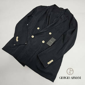 薄手のシャツのようなジャケット 48サイズ Mサイズ ジョルジオアルマーニ GIORGIO ARMANI ダブル仕立て 
