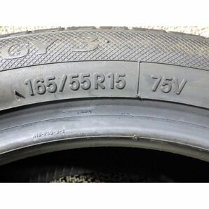 トーヨー NANOENERGY3 165/55R15 4本SET◎2023年製9.9分山オンロード◎中古 特筆すべき損傷なし◎旭川手渡し可◎タントカスタム等にの画像9