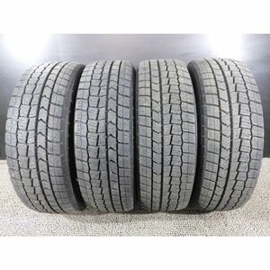 ダンロップ WINTER MAXX WM02 195/65R15 4本SET◎2018年製9分山スタッドレス◎中古 特筆すべき損傷なし◎旭川手渡し可◎ノア等に