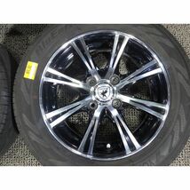 2023年製8分山 ヨコハマ Blu Earth-RV RV03CK 165/65R14 x BROOK / 社外アルミホイール 4.5J 4穴 100 +45 Φ約61 4本SET◎中古旭川手渡し可_画像4