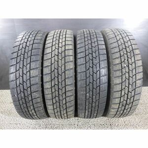 グッドイヤー ICE NAVI6 155/65R14 4本SET◎2018年製9分山スタッドレス◎中古 4本の片、サイドにシワあり◎旭川手渡し可◎タント等に