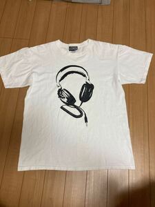 ADVISORY anvil製　ヘッドホン　Tシャツ　Lサイズ　古着 