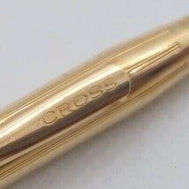 U363-H15-2808 MONT BLANC モンブラン 万年筆 585 14K CROSS ボールペン ROYAL BLUE INK ケース付 文房具_画像9