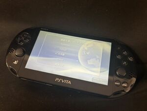 C513-H15-3189◎ PlayStation Vita プレイステーションヴィータ PCH-2000 SONY 箱 説明書 付属品付き ブラック 通電確認済み
