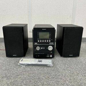 N478-H18-2024 SONY ソニー COMPACT DISK DECK RECEIVER CD/MDプレイヤー HCD-M35WM/2118056 スピーカー2つ付き 通電確認済み