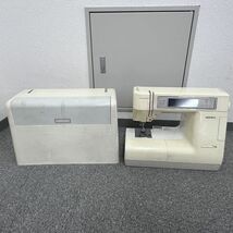 B408-H29-382 JANOME ジャノメミシン GRAPHICA コンピューターミシン MODEL8000/900041456 ハンドクラフト 手工芸 通電確認済み_画像1