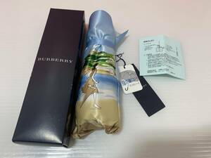 19/95☆BURBERRY　バーバリー　折りたたみ傘　雨傘　55ｃｍ　タグ付き　箱有　写真追加あり☆B1