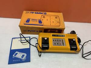 24/137* nintendo that time thing COLOR TV-GAME15 color video game 15 CTG-15S instructions * box have [ photograph there is an addition ]*B1
