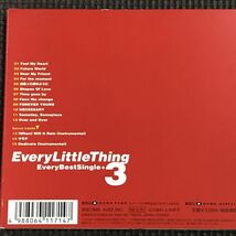 ■Every Little Thing / Every Best Single+3　CD　ELT ベストアルバム　　エヴリリトルシング_画像2