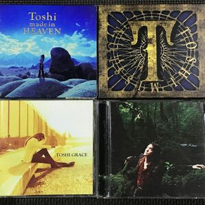 Toshi　CDアルバム4枚セット　made in HEAVEN/MISSION/GRACE/碧い宇宙の旅人