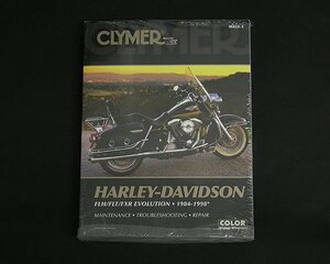 CLYMER ハーレー サービスマニュアル 1984-1998 FLHT FLT FXR エボ ハーレーダビッドソン 整備書 修理 英語版
