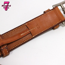 【中古】【美品】HERMES エルメス エトリヴィエール ベルト 72 ブラウン シルバー金具 メンズ ○R(1988年) メンズ_画像7