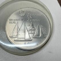 【4枚セット】カナダ　1976年　モントリオール　オリンピック記念　銀貨セット　ケース付き　_画像5