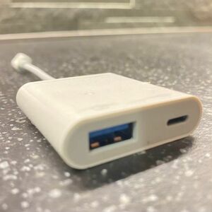 カメラアダプター Lightning USB3 iPhone iPad デジカメ アプリ不要 ライトニング