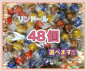 《リンツ》リンドールチョコレート　選べる48個　　〜プチプチ＆ダンボール梱包〜