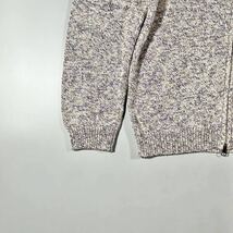 1990s Paul Stuart cotton knit zip cardigan ポールスチュアート サマーニット セーター ジップ カーディガン コットン 綿 ヴィンテージ_画像6