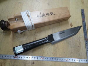 『K11T』未使用★西根打刃物製作所　叉鬼山刀　フクロナガサ 西根正剛　剣鉈　シースナイフ