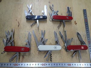 [K17J]VICTORINOX Wenger Victorinox Wenger нож 5шт.@(5 пункт ) совместно комплект мульти- tool много добродетель нож 