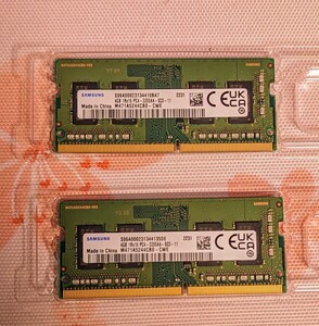  used SAMSUNG 4GB × 2 8GB DDR4 SODIMM PC4 - 3200 M471A5244CB0-CWE memory Note PC Mini PC